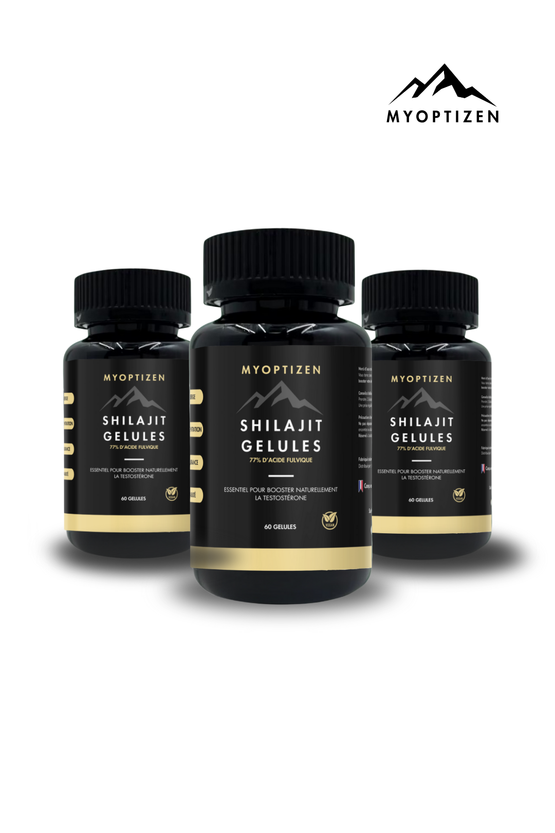 Shilajit MyOptizen™ – Complexe Premium en Gélules