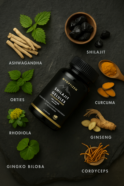 Shilajit MyOptizen™ – Complexe Premium en Gélules