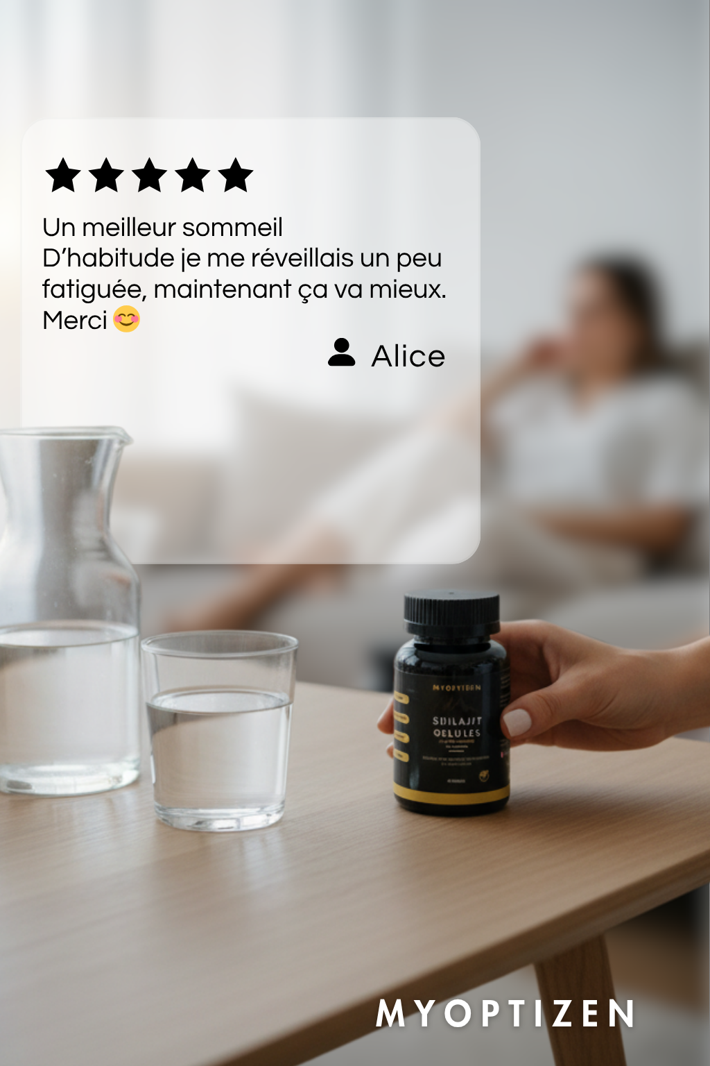 Shilajit MyOptizen™ — La routine d’énergie sans compromis